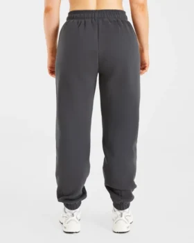 Retro Embroidered Oversized Joggers