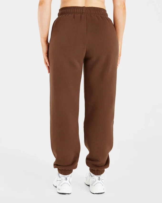 Retro Embroidered Oversized Joggers