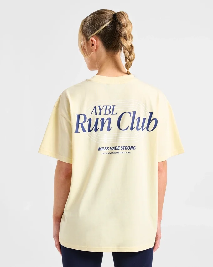 Run Club Oversized T Shirt