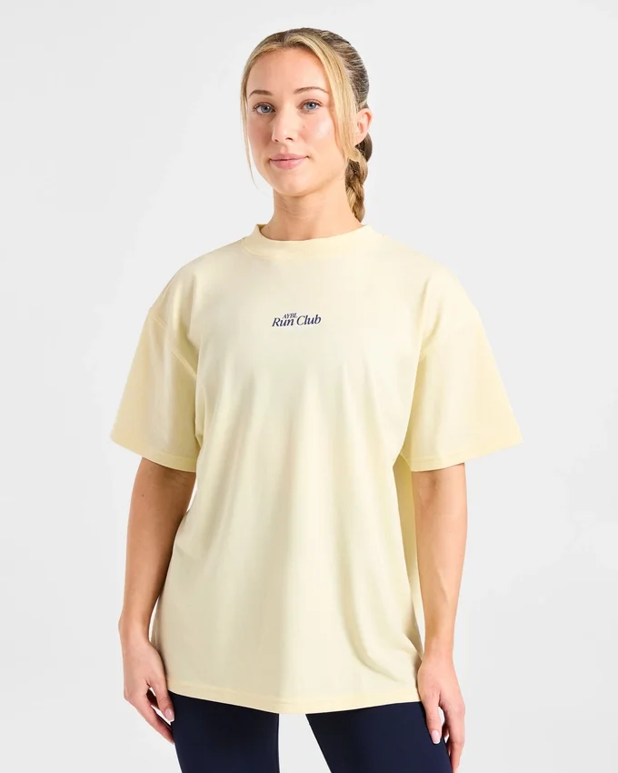 Run Club Oversized T Shirt