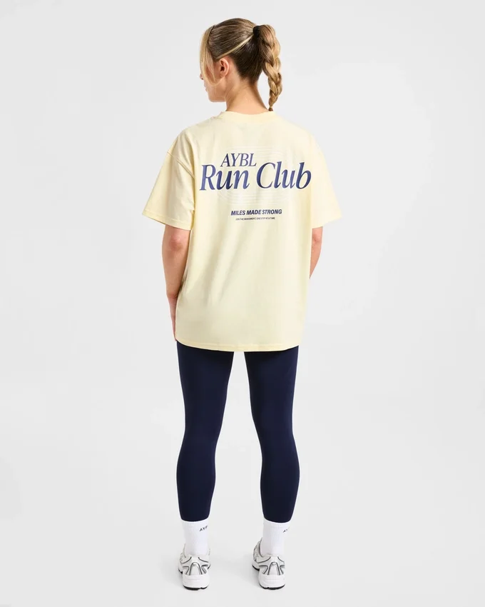 Run Club Oversized T Shirt