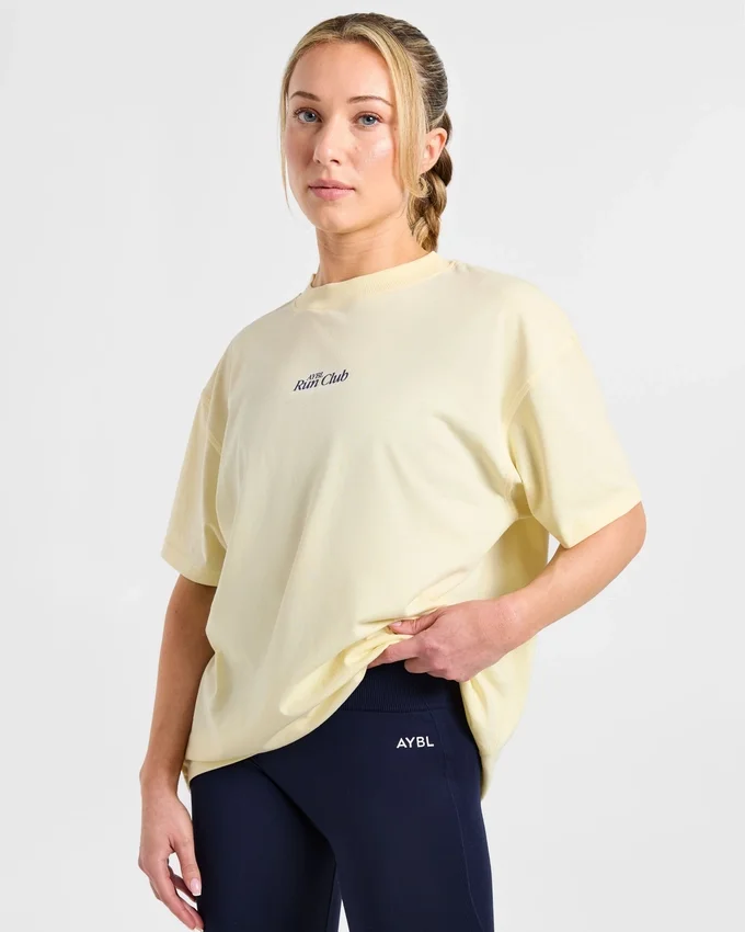 Run Club Oversized T Shirt