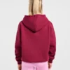 Script Embroidered Oversized Hoodie