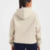 Script Embroidered Oversized Hoodie