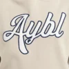 Script Embroidered Oversized Hoodie