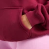 Script Embroidered Oversized Hoodie
