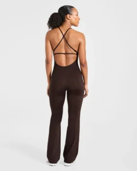 Sculpt Backless Flared All In One