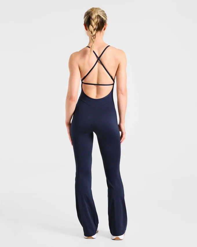 Sculpt Backless Flared All In One