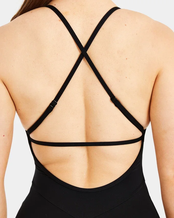 Sculpt Backless Flared All In One