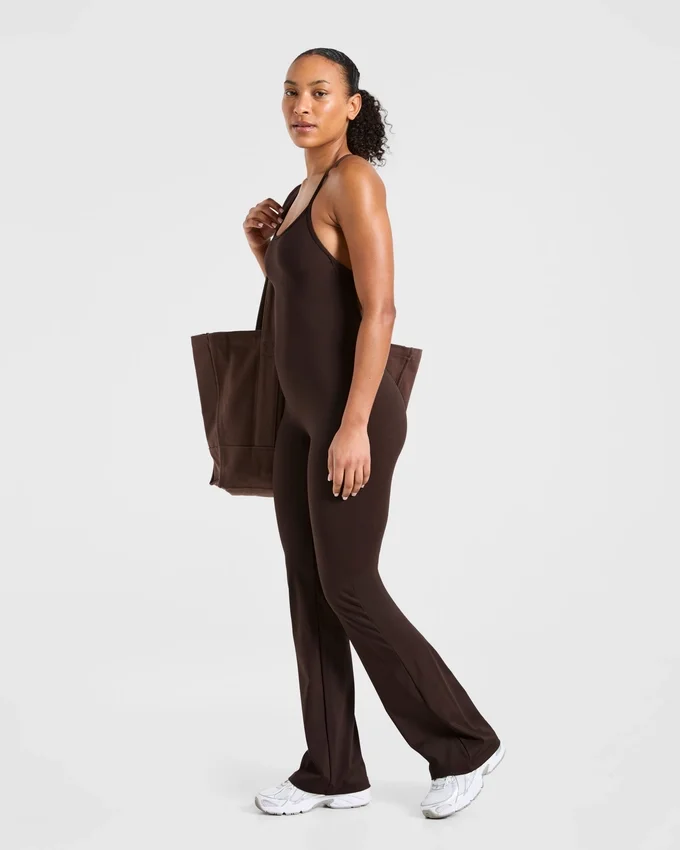 Sculpt Backless Flared All In One