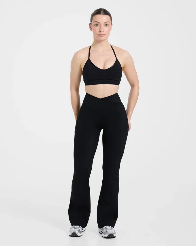 Sculpt Wrap Flared Leggings