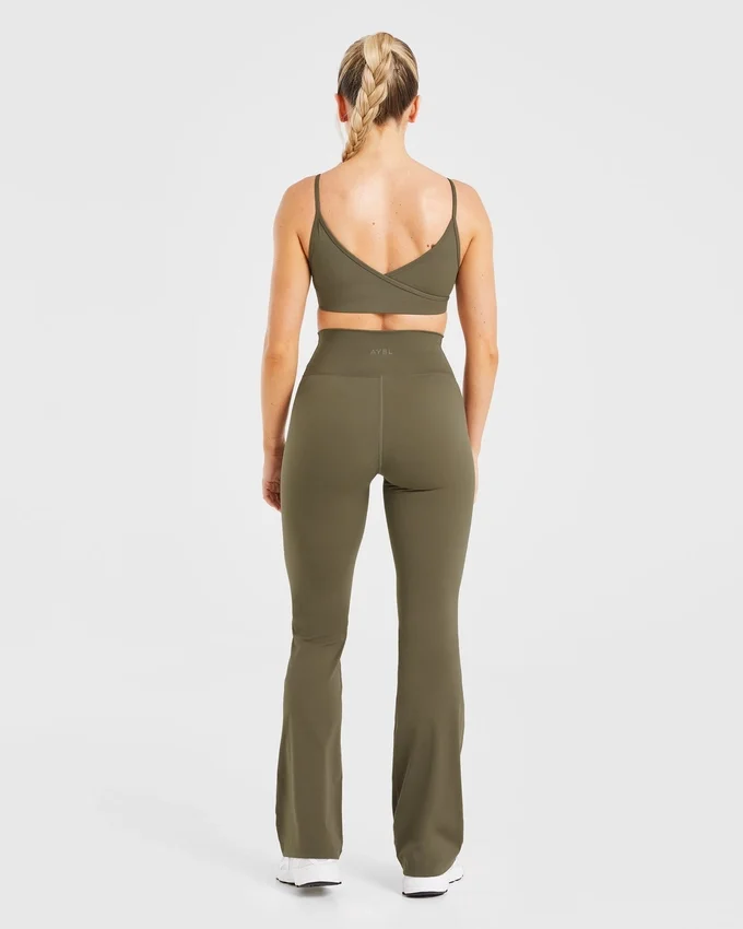 Sculpt Wrap Flared Leggings