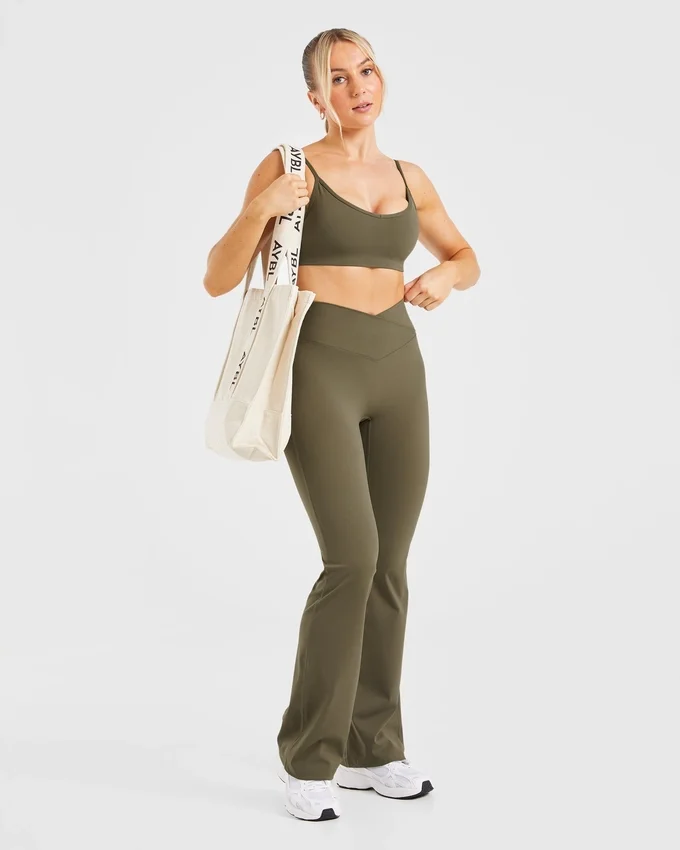Sculpt Wrap Flared Leggings