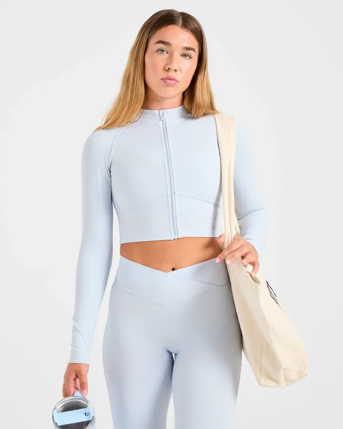 Sculpt Wrap Zip Up Jacket