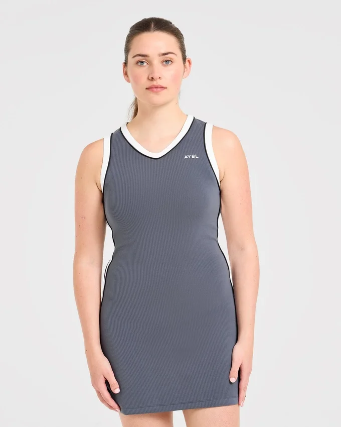 Signature V Neck Dress
