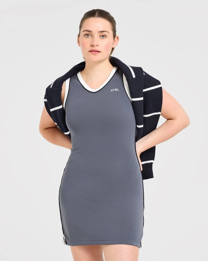 Signature V Neck Dress