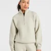 Soft Oversized Knitted 1/4 Zip