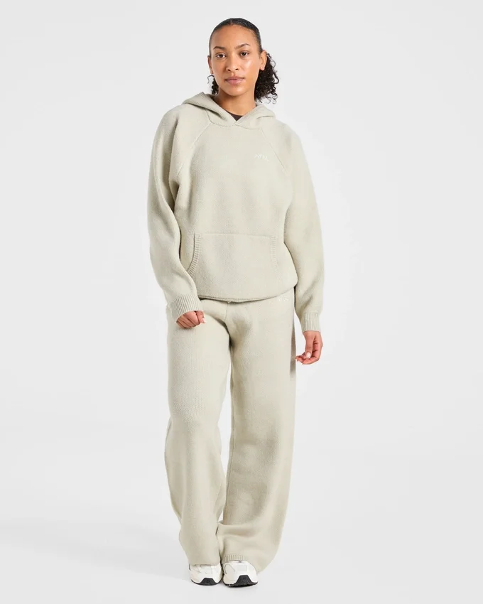 Soft Oversized Knitted Hoodie