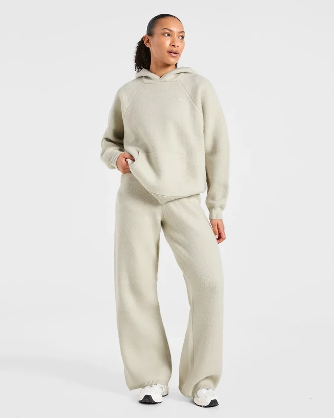 Soft Oversized Knitted Hoodie
