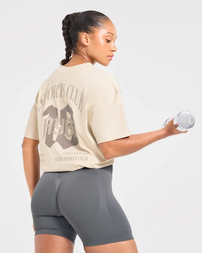 Sports Club Gothic Oversized T Shirt