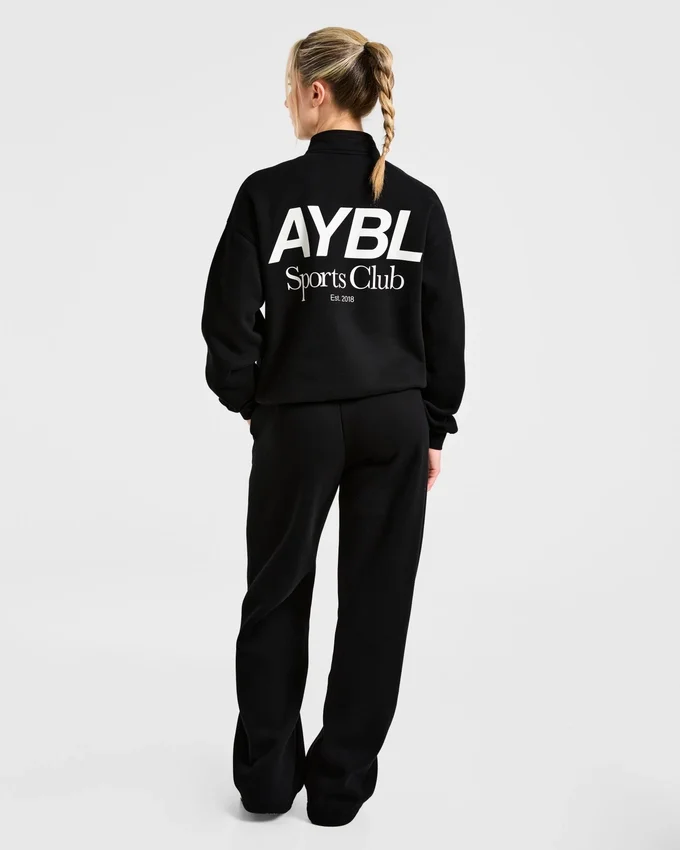 Sports Club Oversized 1/4 Zip Pullover