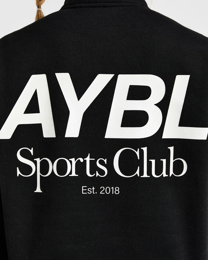 Sports Club Oversized 1/4 Zip Pullover