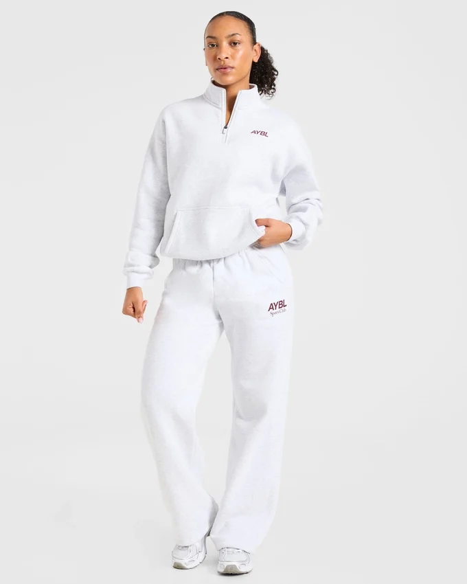 Sports Club Oversized 1/4 Zip Pullover
