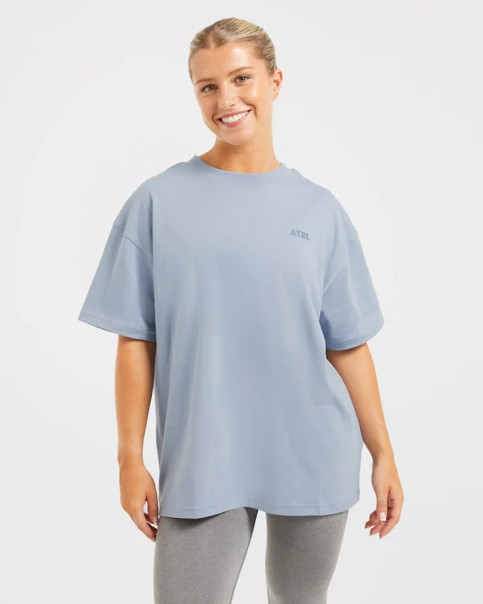 Sports Club Wavy Oversized T Shirt