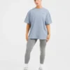 Sports Club Wavy Oversized T Shirt