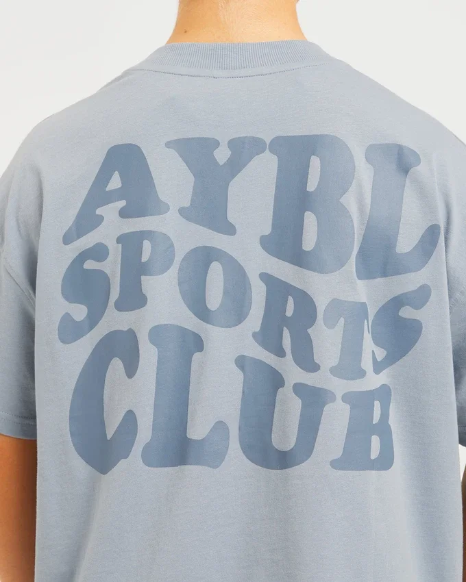 Sports Club Wavy Oversized T Shirt