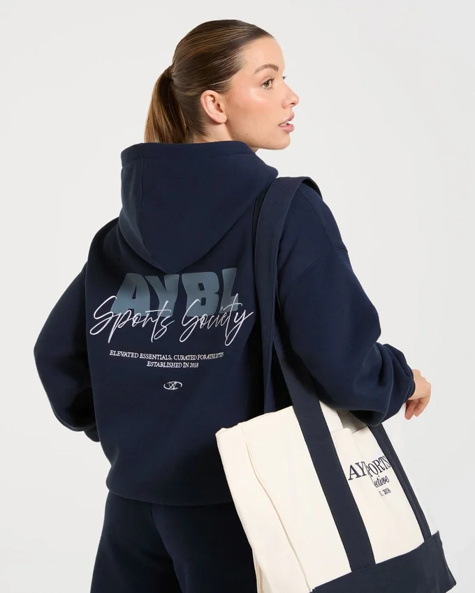 Sports Society Oversized Hoodie