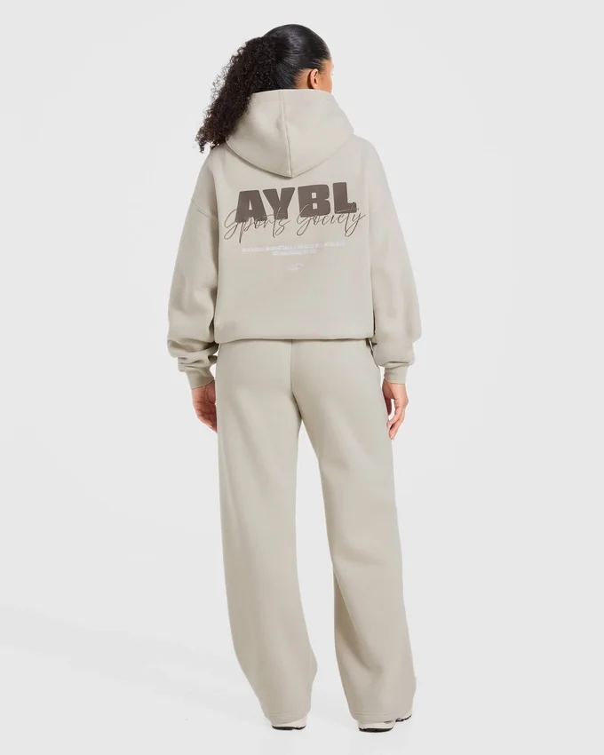 Sports Society Oversized Straight Leg Joggers