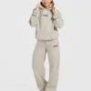 Sports Society Oversized Straight Leg Joggers
