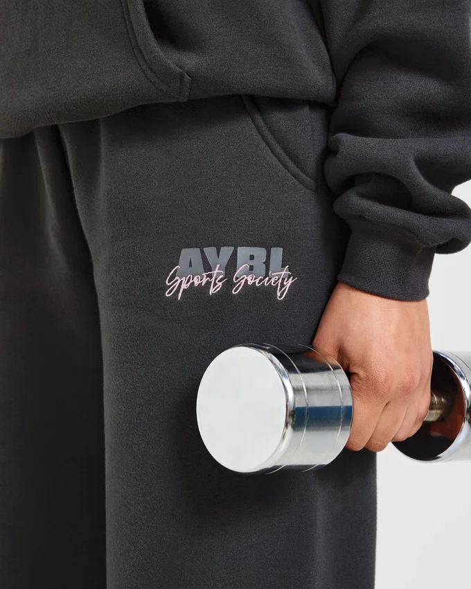 Sports Society Oversized Straight Leg Joggers