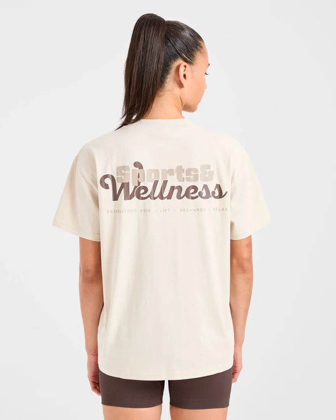 Sports Wellness Oversized T Shirt