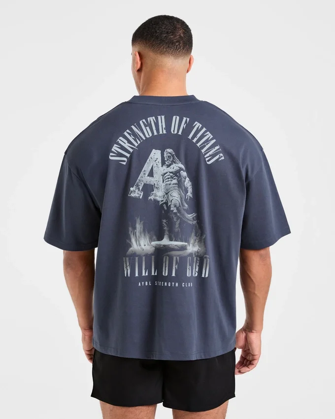 Strength Of Titans Oversized T Shirt