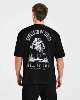 Strength Of Titans Oversized T Shirt
