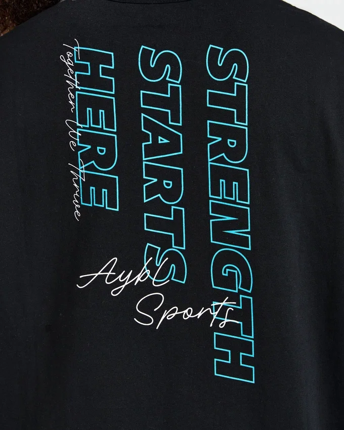 Strength Starts Here Oversized T Shirt