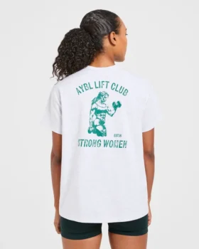 Strong Women Graphic Oversized T Shirt