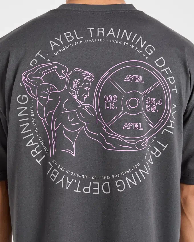 Training Dept. Illustration Oversized T Shirt