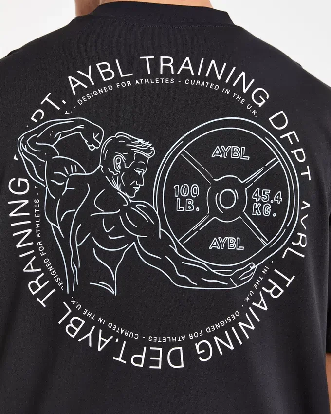 Training Dept. Illustration Oversized T Shirt