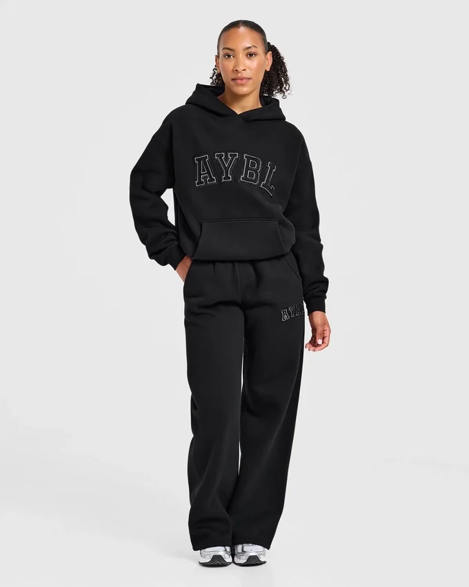 Varsity Applique Oversized Hoodie