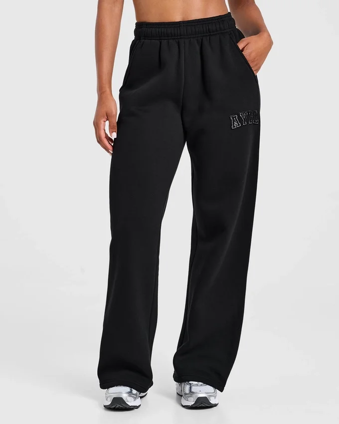 Varsity Applique Oversized Straight Leg Joggers