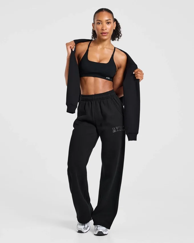Varsity Applique Oversized Straight Leg Joggers