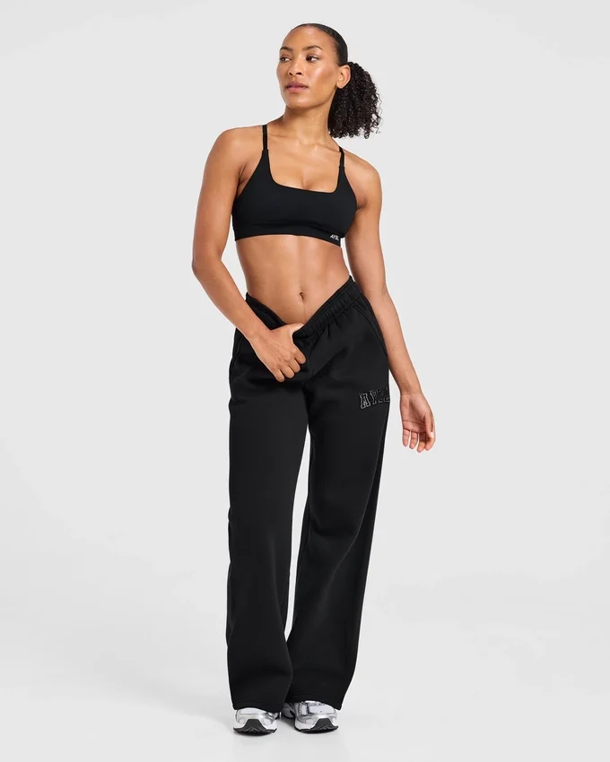 Varsity Applique Oversized Straight Leg Joggers