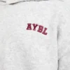 Varsity Minimal Logo Oversized Knitted Hoodie