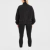 Varsity Oversized Fleece Zip Up Jacket