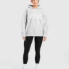 Varsity Oversized Knitted Hoodie