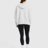 Varsity Oversized Knitted Hoodie