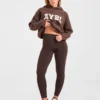 Varsity Oversized Knitted Hoodie